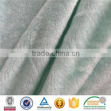 tricot solid color long pile fabric faux fur cheap fabrics for garment