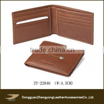 New arrival handmade genuine leather wallets for man