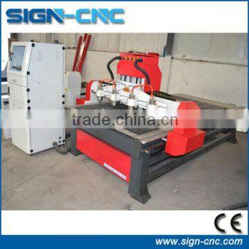 multi heads woodworking acrylic cnc wood router