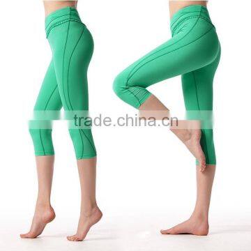 2015 Wholesale ladies sex quick dry yoga pants/gym legging