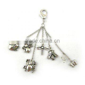novely metal Insect theme keychain, Customized Colors or LOGO and OEM desigtn accept