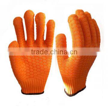 7 Guage Acrylic Liner With Criss Cross PVC Dotted Fishing Gloves