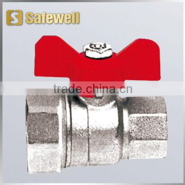 C.P. Full-flow Brass Ball Valve with T Handle