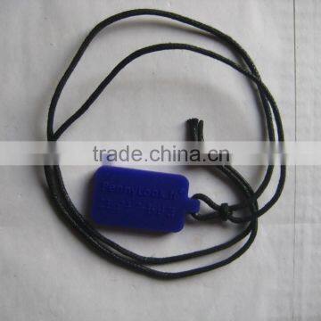 silicone hang tag