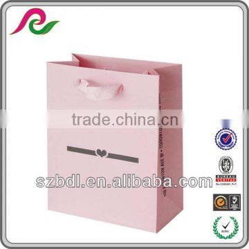 2016 new design promotional cheap printing shopping paper bag