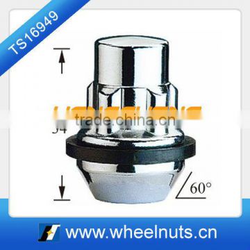 wheel lock nut with washer