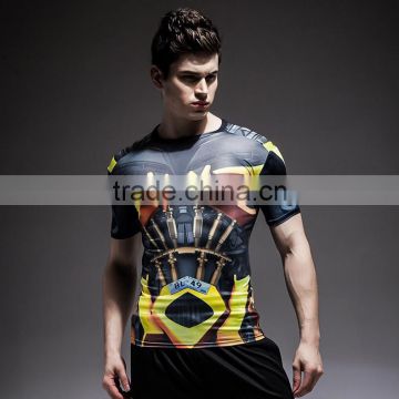 2015 New Design Compression Wear For Sports Compression Shirts