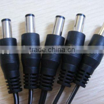 Male dc cable 5.5X2.1 5.5X2.5 12v