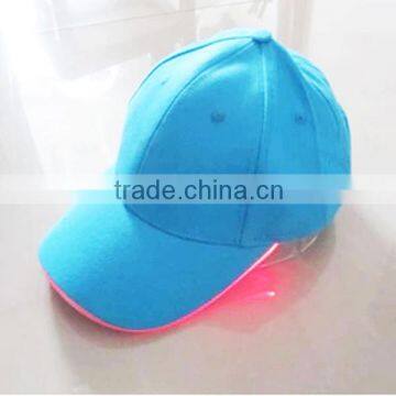 Blue Neon Baseball Hat