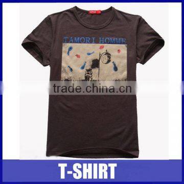 Custom silk screen fancy print t-shirts for men