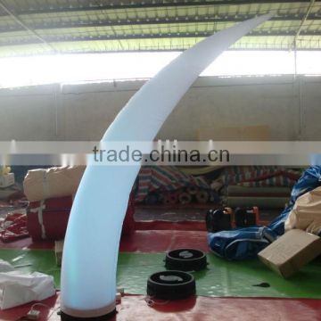 2013 hot nice lighting inflatable wedding ivory,inflatable wedding arch/tunnel for sale