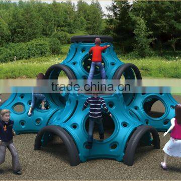 KAIQI classic Plastic Toys Series KQ50145C LLDPE Plastic Molecule climbing for children playground equipment for amusement park