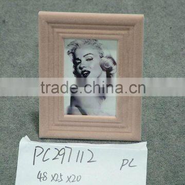 Vintage pink photo frame