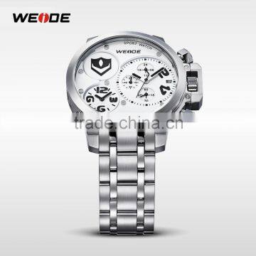 WEIDE Men Full Steel Watch Quartz Movement Stop Watch Waterproof Diving Military Men Sports Watches Men Luxury Brand WG93002 photo-5