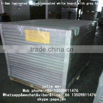 grey white paper box cardboard duplex cardboard