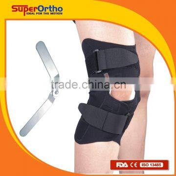 C7-002 Neoprene Open Knee Support Brace w/ Hinge