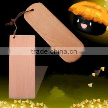 Natural wholesale chaep solid wood sushi plate / fruit plate / flate plate