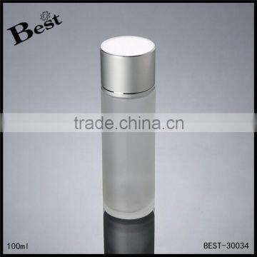 100ml glass bottle cap frosted glass bottle cosmetic cylinder glass bottle                        
                                                                                Supplier's Choice