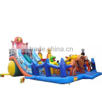 2015 hot commercial elephant inflatable slide