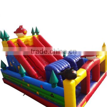 2015 hot commercial birds inflatable slide