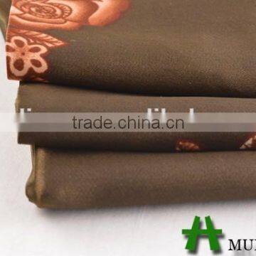 Mulinsen Textile Woven Evening Gown Fabric, 100% Polyester Printed Satin Fabric photo-3