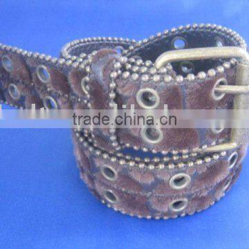 PU belt with eyelet