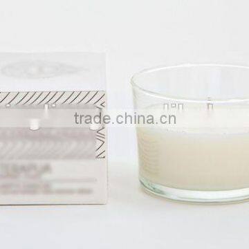 Clear glass candle jars of 20oz