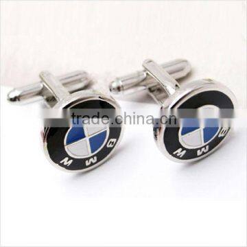 Stainless steel car brand cufflinks, superhero cufflinks for men