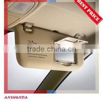 Car sunvisor with vanity mirror