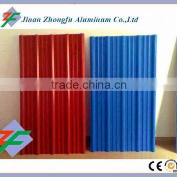 Aluminum tile supplier customize color painted aluminium corrugated roofing sheets