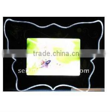 butterfly shape magnetic crystal slim LED light box