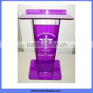 Durable Promotion personalized combined acrylic lectern