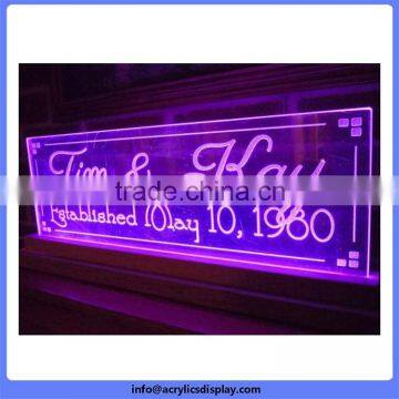 Cheap hot-sale bent acrylic signs