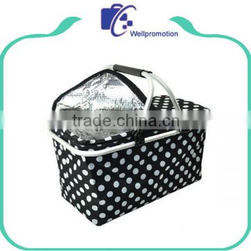 Wholesale nylon folding cooler picnic basket                        
                                                                                Supplier's Choice