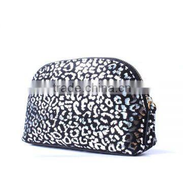 2016 newest style makeup bag black shiny cosmetic bag since 1997