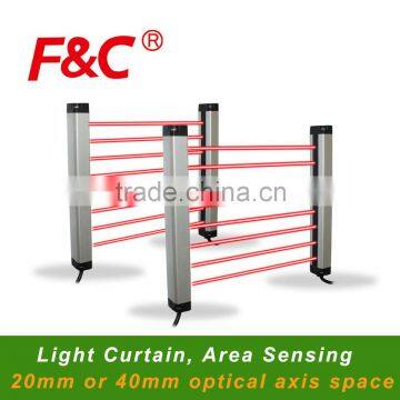 FGSM series Light Curtain, Area Sensors, 20MM or 40MM optic axis space, axis number can customize