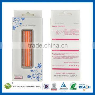 C&T 2600mAh Lipstick power bank dmtek