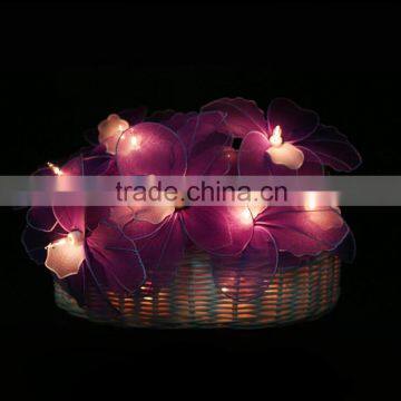 Hot Handmade Purple Orchid Design String Lights For Home Decoration Lighting, Holiday, Party, Wedding, Christmas,LED Available photo-2