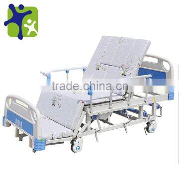 With badpan and Wash basin drip stand thick hospital nursing bed