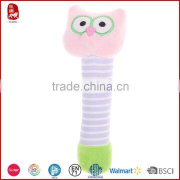 Cute Baby Toys for Promotion Gifts Soft Plush Stuffed Animal Design Baby Rattle Baby Toy photo-2