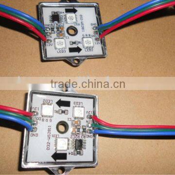 promotion!!! WS2811 LED digital pixel module,with 3pcs 5050 SMD RGB LEDs,DC12V input,20pcs a string