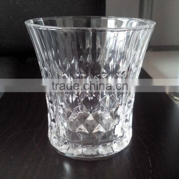 Tableware Diamond Design 10oz Engraved Glass Cup/rock Glass/whisky Glass photo-2