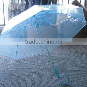 2014 popular for straight clear PVC ubmrella