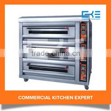 Hot Sale 3 Decks 12 Trays Commercial Oven Bakery Equipment Professional Cake Bakery Ovens For Sale