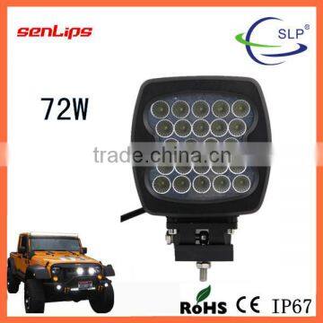 72W REC LED work light spot flood beam Voltage 12/24V waterproof IP67 for offroda truck suv all cars