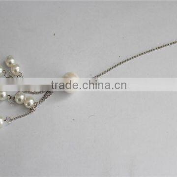 Cheap Price Fashion Jewelry Beaded Necklace Wholesale, White Pearl Necklace Jewelry photo-4