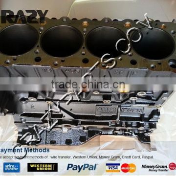 Diesel engine 4HK1 cylinder block for excavator spare parts,4HK1engine parts