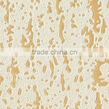 Golden color PVC Laminated gypsum ceiling tiles (G991-1)