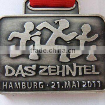 custom square medal/ top quality sport medal /different shape medal