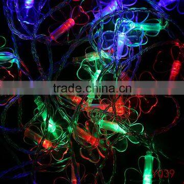 YQ39 Cheap 5m length Clover Led color change christmas light